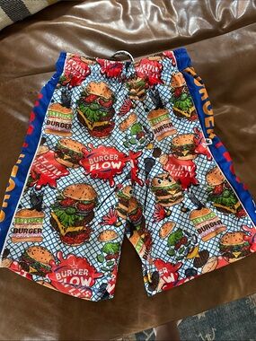 Flow Society Burger Flow Shorts Youth Size Large